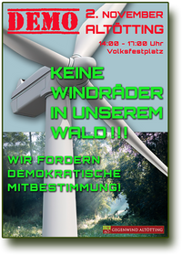 Große Demo Gegenwind Altötting